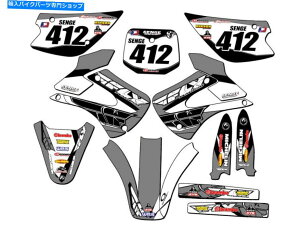 Graphics decal kit 2001-2013 W/ UFO�t�F���_�[kx 100 13�t���C�O���[�Z���Q�O���t�B�b�N�X�݊��E�B�b�g... 2001-2013 w/ UFO FENDERS KX 100 13 FLY Grey Senge Graphics Kit Compatible wit...�y���s�A���i�z