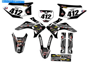 Graphics decal kit 2015-2020 CRF 230 F Podium Black Senge Graphics Kit��Honda�ƌ݊��� 2015-2020 CRF 230 F PODIUM Black Senge Graphics Kit Compatible with Honda�y���s�A���i�z