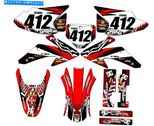 Graphics decal kit 2008-2014 CRF 150 f Mayhem Red Senge Graphics KitHondaƌ݊ 2008-2014 CRF 150 F MAYHEM Red Senge Graphics Kit Compatible with Honda