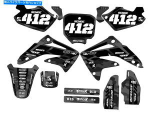 Graphics decal kit 2003-2013 CR 85 Apache Gray Senge Graphics Kit��Honda�ƌ݊��� 2003-2013 CR 85 APACHE Grey Senge Graphics Kit Compatible with Honda�y���s�A���i�z