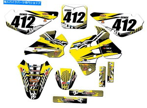 Graphics decal kit 2000 RM 80 Mayhem Yellow Senge�O���t�B�b�N�X�L�b�g�X�Y�L�ƌ݊��� 2000 RM 80 MAYHEM Yellow Senge Graphics Kit Compatible with Suzuki�y���s�A���i�z
