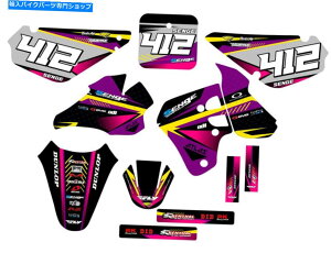 Graphics decal kit 2000 RM 80�T�[�W�p�[�v���Z���Q�O���t�B�b�N�X�L�b�g�X�Y�L�ƌ݊��� 2000 RM 80 SURGE Purple Senge Graphics Kit Compatible with Suzuki�y���s�A���i�z