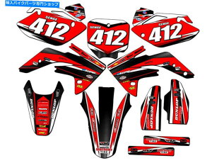Graphics decal kit 2007-2023 CRF 150R Vigor Red Senge Graphics KitHondaƌ݊ 2007-2023 CRF 150R VIGOR Red Senge Graphics Kit Compatible with Honda