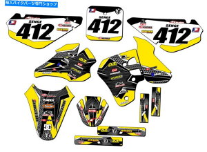 Graphics decal kit 2000 RM 80 Podium Yellow Senge�O���t�B�b�N�X�L�b�g�X�Y�L�ƌ݊��� 2000 RM 80 PODIUM Yellow Senge Graphics Kit Compatible with Suzuki�y���s�A���i�z