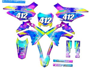Graphics decal kit 2013-2018 CRF 125 SPACE KADET GALAXY SENGE GRAPHICS KIT HONDAƌ݊ 2013-2018 CRF 125 SPACE KADET Galaxy Senge Graphics Kit Compatible with Honda