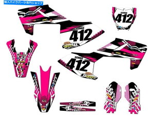 Graphics decal kit 2018-2023 TC 85 Mayhem Pink Senge Graphics Kit Husqvarna�ƌ݊��� 2018-2023 TC 85 MAYHEM Pink Senge Graphics Kit Compatible with Husqvarna