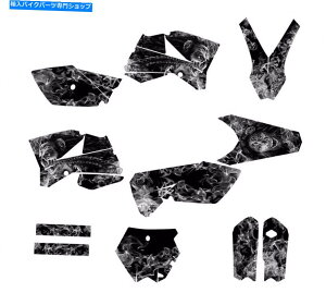 Graphics decal kit KTM SX 85 SX105�O���t�B�b�N�X�f�J�[���L�b�g2006-2012��9700�]���r�K�[���O���[���^�� KTM SX 85 SX105 graphics decal kit for 2006 - 2012 #9700 Zombie Girl Gray Metal