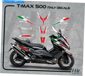 Graphics decal kit ���}�nTmax 500�C�^���A�L�O���f�J�[��tmax 500�L�b�g�f�R Yamaha Tmax 500 ITALY Anniversary Decals Tmax 500 Kit Deco