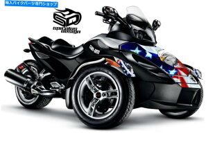 Graphics decal kit can am am spyder gs rss rssOtBbNbvfJ[LbgpgIbg - t[htF_[ Can Am Spyder GS RS RSS graphic wrap decal kit The Patriot - Hood & Fender