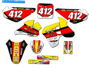 Graphics decal kit 2000 rm 80���R�`�F�b�g�C�G���[�Z���Q�O���t�B�b�N�X�L�b�g�X�Y�L�ƌ݊��� 2000 RM 80 RICOCHET Yellow Senge Graphics Kit Compatible with Suzuki�y���s�A���i�z