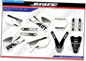 Graphics decal kit 2003 2004 2005 SX 85 105OtBbNXLbgKTM SX85 SX105 105SX 85SXfJ[MXɓK܂ 2003 2004 2005 SX 85 105 Graphics Kit Fits KTM SX85 SX105 105SX 85SX Decals MX