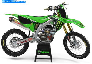 Graphics decal kit XbgVWP[g2022`[O[X^[GlM[OtBbNLbg Throttle Syndicate 2022 Team Green Monster Energy Kawasaki Graphic Kit