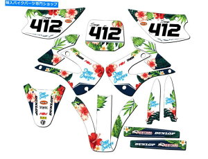 Graphics decal kit 2001-2013 W/ UFO�t�F���_�[KX 85 Tropic White Senge Graphics Kit�݊���... 2001-2013 w/ UFO FENDERS KX 85 TROPIC White Senge Graphics Kit Compatible wit...�y���s�A���i�z