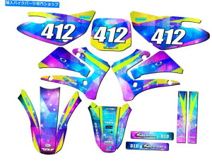 Graphics decal kit 2000-2007 TTR 125Xy[XJfbgMNV[ZQOtBbNXLbg}nƌ݊ 2000-2007 TTR 125 SPACE KADET Galaxy Senge Graphics Kit Compatible with Yamaha