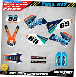Graphics decal kit OtBbNXtLbgKTM Exc 2005 2006 2007 FoxyX^C̃XebJ[fJ[K Graphics Full Kit to Fit KTM EXC 2005 2006 2007 FOXY STYLE stickers decals