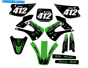 Graphics decal kit 2001-2013 KX 85oCiO[ZQOtBbNXLbgƌ݊ 2001-2013 KX 85 BINARY Green Senge Graphics Kit Compatible with Kawasaki