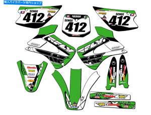 Graphics decal kit 2001-2013 KX 85 13tCO[ZQOtBbNXLbgƌ݊ 2001-2013 KX 85 13 FLY Green Senge Graphics Kit Compatible with Kawasaki