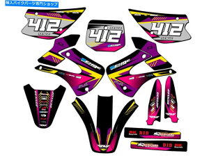 Graphics decal kit 2001-2013 W/ UFO�t�F���_�[kx 100�T�[�W�p�[�v���Z���Q�O���t�B�b�N�X�݊�wi ... 2001-2013 w/ UFO FENDERS KX 100 SURGE Purple Senge Graphics Kit Compatible wi...�y���s�A���i�z