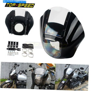 Graphics decal kitFairings �n�[���[�X�|�[�c�X�^�[XL�̂��߂̃I�[�g�o�C�N�H�[�^�[�w�b�h���C�g�t�F�A�����O�t�����g�K���X1988-21 Motorcycle Quarter Headlight Fairing Windshield For Harley Sportster XL 1988-21�y��
