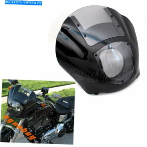 Graphics decal kitFairings �n�[���[�X�|�[�c�X�^�[XL 1200 883 DYNA�p�̃t�����g�K���X�t���̃I�[�g�o�C�w�b�h���C�g�t�F�A�����O Motorcycle Headlight Fairing W/ Windshield For Harley Sportster XL 1200 883 Dyna�y���s�A