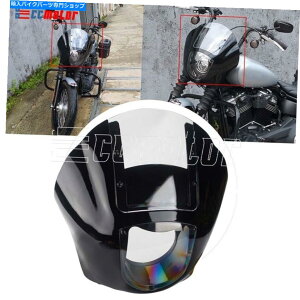 Graphics decal kitFairings �n�[���[�X�|�[�c�X�^�[XL 883 1200 1988-2021�̃N�H�[�^�[�w�b�h���C�g�t�F�A�����O�t�����g�K���X Quarter Headlight Fairing Windshield for Harley Sportster XL 883 1200 1988-2021�y���s�A���i