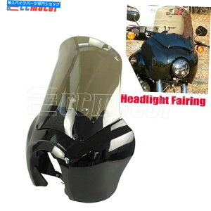 Graphics decal kitFairings ハーレーストリートのフロントフェアリングフロントガラスFXBBソフトエールスタンダードFXST 18-21 Front Fairing Windshield for Harley Street Bob FXBB Softail Standard FXST 18-21