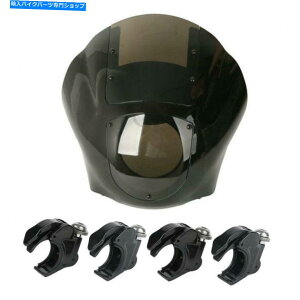 Graphics decal kitFairings wbhCgtFAOtgKX39mmtH[NNvn[[X|[cX^[_CiɃtBbg Headlight Fairing Windscreen 39mm Fork Clamps Fit For Harley Sportster Dyna
