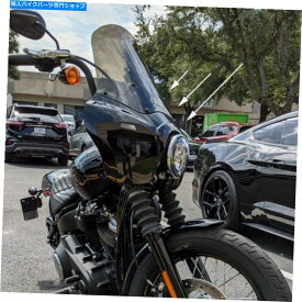 Graphics decal kitFairings ハーレークラブスタイルのスモーク＆ブラッククォーターフェアリングダイナスーパーグライドFXR Tスポーツ Smoke & Black Quarter Fairing For Harley Club Style Dyna Super Glide FXR T-Sport