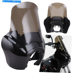 Graphics decal kitFairings �n�[���[�_�C�i�X�[�p�[�O���C�hT�X�|�[�cFXDXT FXR�̃t�F�A�����O�t�����g�K���X�N���u�X�^�C���L�b�g Fairing Windshield Club Style Kit For Harley Dyna Super Glide T Sport FXDXT FXR�y���s