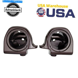 Graphics decal kitFairings ubN`F[6.5 "Xs[J[|bh{bNX́AႢtFAOxgn[[c[O83-13tBbg Black Cherry 6.5" Speaker Pod Box fit Lower Fairing Vented Harley Touri