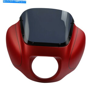 Fairings tFAO +n[[\tgACFXBB FXLR 2018-2022׈ȃbhfjɓKĂ܂ Fairing + Windshield Fit For Harley Softail FXBB FXLR 2018-2022 Wicked Red Denim