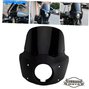Fairings tgtFAO + 11 "n[[Xg[g{uFXBB /S FXST FXLR 2018-2022̃tgKX Front Fairing + 11" Windshield For Harley Street Bob FXBB /S FXST FXLR 2018-2022