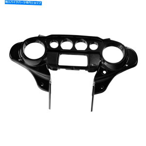 Fairings n[[Xg[gOCh2014-2022ubNeyXgɓKtgCi[tFAOJEZbg Front Inner Fairing Cowl Set Fit For Harley Street Glide 2014-2022 Black Tempest