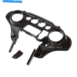 Fairings n[[Xg[gOChFlhx flhxse 14-22ubNtHXgɓKobgEBOCi[tFAO Batwing Inner Fairing Fit For Harley Street Glide FLHX FLHXSE 14-22 Black Forest