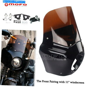 Fairings NuX^CtgtFAO}XNn[[_CiChOChFXDWG FXDB̂߂̃tgKX Club Style Front Fairing Mask Windshield For Harley Dyna Wide Glide FXDWG FXDB
