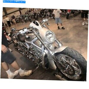 Fairings �n�[���[�_�r�b�h�\��v-���b�h02-17�u���X���X���[�V���O800-413�~�j�w�b�h���C�g�t�F�A�����O For Harley-Davidson V-Rod 02-17 Breathless Racing 800-413 Mini Headlight Fairing�y���s�A���i�z