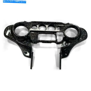 Fairings n[[̂߂̒bYf@ۓhobgEBOtgCi[tFAOJE Forged Carbon Fiber Painted Batwing Front Inner Fairing Cowl For Harley 2014-Up