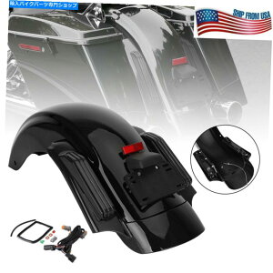 Fairings ハーレーツーリングロードキンググライド14-up CVOスタイルYuに適したLEDリアフェンダーシステム LED Rear Fender System Fit For Harley Touring Road King Glide 14-Up CVO Style YU