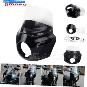 Fairings n[[Xg[g{uFXBB̂߂̎O\ȃtFAO /tgKXA[C_[FXLR 18-22 Detachable Fairing / Windshield For Harley Street Bob FXBB ,Low Rider FXLR 18-22