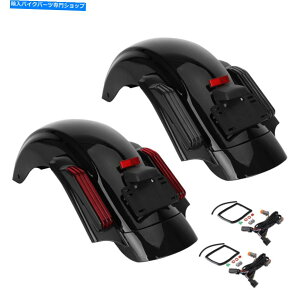 Fairings n[[c[O[hLOOCh14-up CVOX^CɓKĂLEDAtF_[VXe LED Rear Fender System Fit For Harley Touring Road King Glide 14-Up CVO Style US