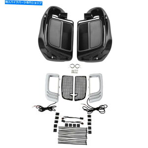 Fairings �n�[���[�c�[�����O�ɓK�����Ⴂ�x���g�t�F�A�����O�X�s�[�J�[�|�b�h�V�O�i�����C�g2014-2022 Lower Vented Fairings Speaker Pods Signal Light Fit For Harley Touring 2014-2022�y���s�A���i�z