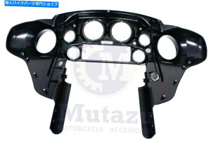 Fairings ^ŶN₩ȍtgCi[tFAOtBbgn[[GNgXg[gOCh Mutazu Glossy vivid black front inner fairing fit Harley Electra Street glide