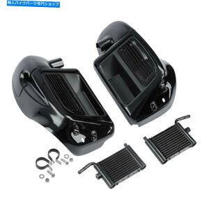 Fairings �n�[���[�c�[�����O�ɍ��킹�Ċ��C�t�F�A�����O�����W�G�[�^�[�N�[���[��p���u Lower Vented Fairing Water Radiator Cooler Cooling Fit For Harley Touring 14-22�y���s�A���i�z