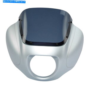 Fairings �n�[���[�\�t�g�A�C��FXBB fxlr 18-22�o���N�[�_�V���o�[�f�j���̂��߂̃t�F�A�����O�t���t�F�A�����O Fairing W/ Windshield For Harley Softail FXBB FXLR 18-22 Barracuda Silver Denim�y���s�A���i�z