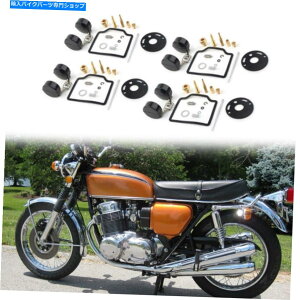Carburetor 4�Z�b�g�L���u���^�[�č\�z�L�b�gHonda CB750K 1972-1976�p���^�����o�[�v���X�`�b�N 4 Set Carburetor Rebuild Kits Metal Rubber Plastic For Honda CB750K 1972-1976�y���s�A���i�z