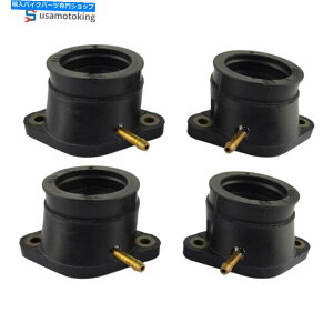 Carburetor }nXJR12004PCSLu^[zC}jz[hWCgu[c1995-1998 XJR1300 4PCS Carburetor Intake Manifold Joint Boot For Yamaha XJR1200 1995-1998 XJR1300