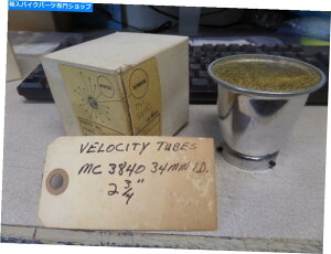 Carburetor Be[WNOS MCuhLu^[xX^bN`[u2 3/4 "34mm ID 3840 Vintage NOS MC Brand Carburetor Velocity Stack Tube 2 3/4" 34MM ID 3840