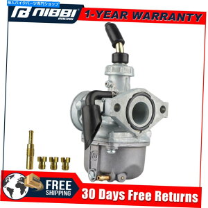 Carburetor Nibbi Motorcycle Carburetor PZ18mm w/ Jets 80-90-100cc_[gsbgoCNXN[^[p NIBBI Motorcycle Carburetor PZ18mm w/ Jets 80-90-100CC for Dirt Pit Bike Scooter