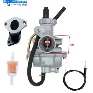 Carburetor z_XR80 XR80R XL80Sp̃Lu^[ƃCe[N}jz[hu[cXbgP[u Carburetor and Intake Manifold Boot & Throttle Cable for Honda XR80 XR80R XL80S