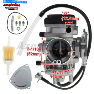 Carburetor ���}�n�u���[�C��350�O���Y���[450�R�f�B�A�b�N400�E�����@����350 ATV�̒Y�������L���u���^�[ Carb Carburetor For Yamaha Bruin 350 Grizzly 450 Kodiak 400 Wolverine 350 ATV